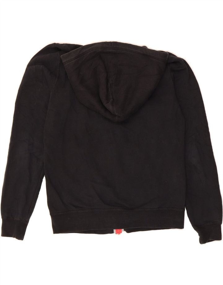NIKE Womens Zip Hoodie Sweater UK 14 Medium Black Vintage Nike and Second-Hand Nike from Messina Hembry 