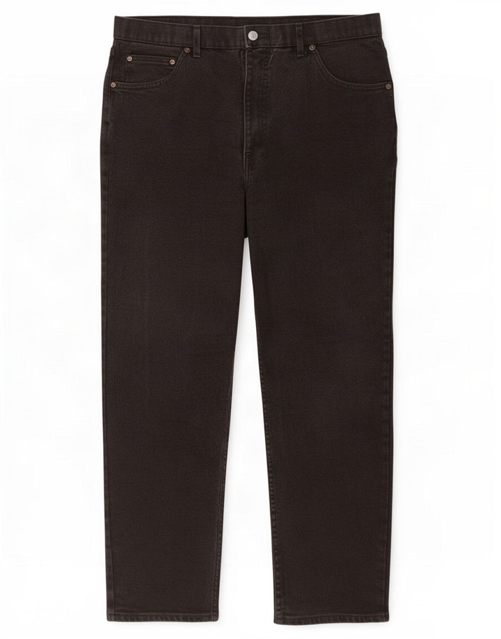 Marks & Spencer Straight Jeans til mænd W36 L29 sort bomuld