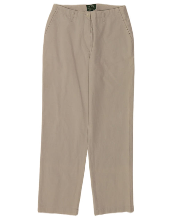 Hobbs Lige Casual Bukser til kvinder UK 8 Small W27 L28 Beige Bomuld