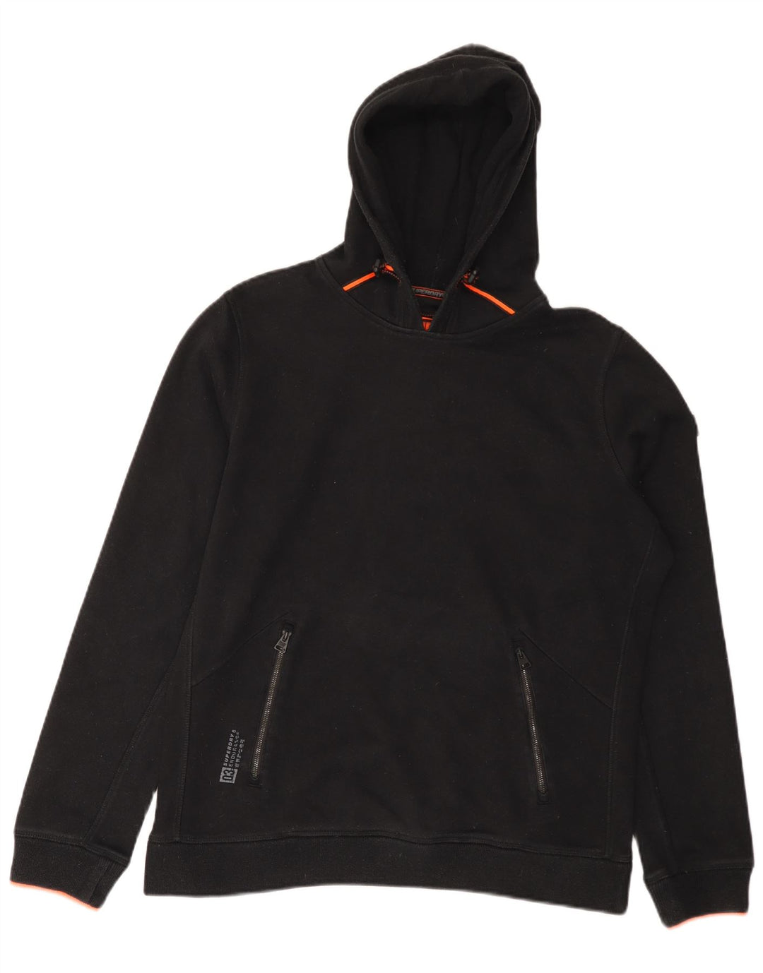 Superdry hættetrøje til mænd, stor sort polyester
