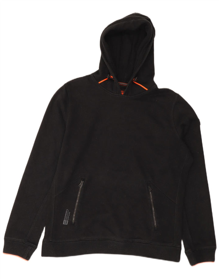 Superdry hættetrøje til mænd, stor sort polyester