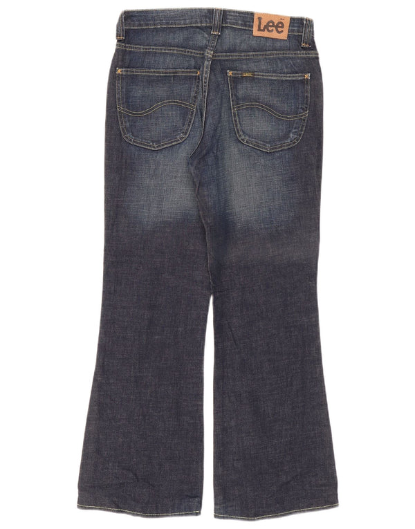 Lee Womens Felton Flared Jeans W31 L30 Marineblå Bomuld