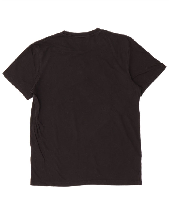 Jack & Jones Herre grafisk T-shirt Top Stor sort bomuld