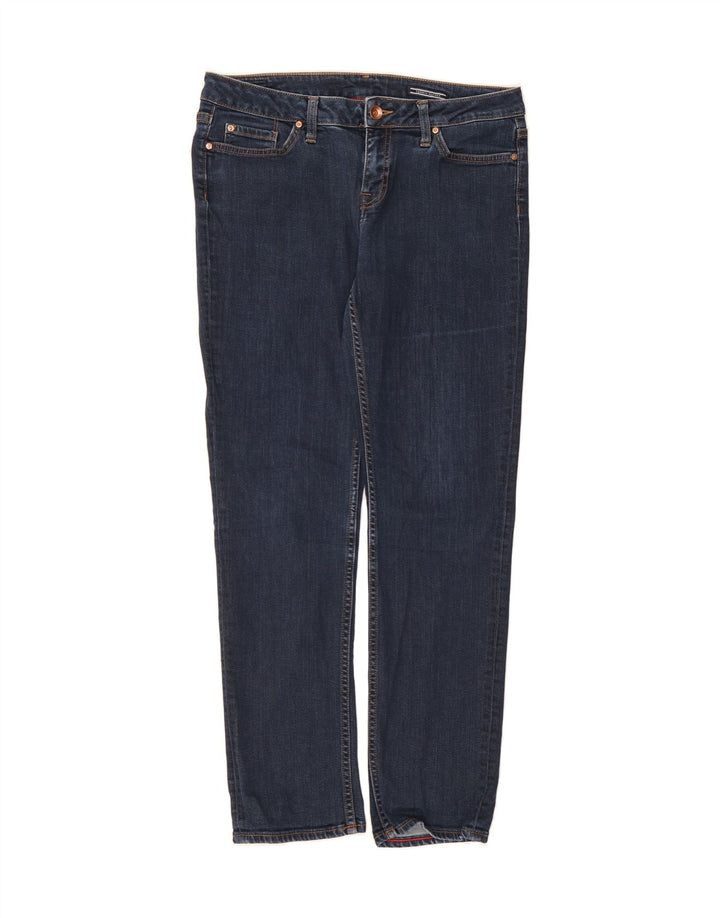 TOMMY HILFIGER Womens Straight Jeans W30 L30 Navy Blue Cotton Vintage Tommy Hilfiger and Second-Hand Tommy Hilfiger from Messina Hembry 