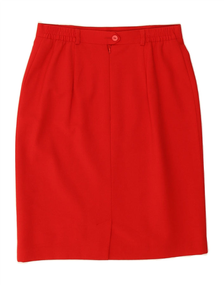 LUCIA Womens Pencil Skirt EU 38 Medium W30 Red Vintage Lucia and Second-Hand Lucia from Messina Hembry 