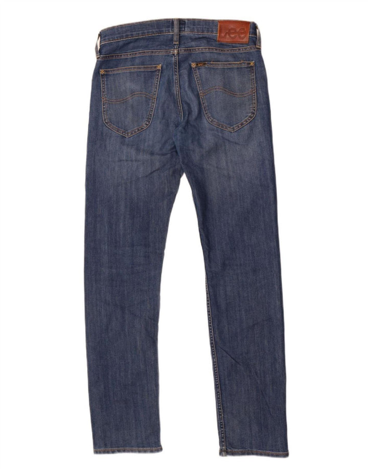 Lee Mens Daren Zip Fly Slim Jeans W30 L32 Blå Bomuld