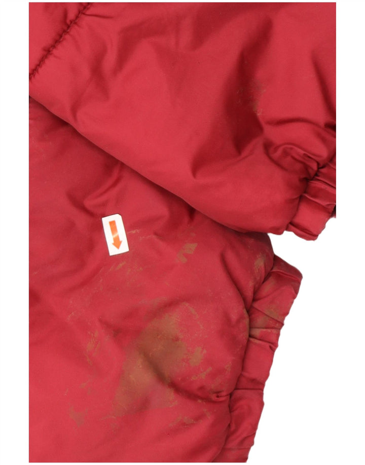 Vintage polstret herrejakke UK 42 XL Rød