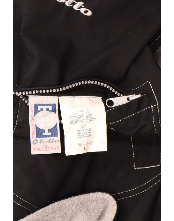 Lotto Herre Graphic Reversible Gilet UK 40 Large Black Polyester