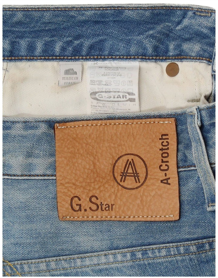 G-Star denimshorts til mænd W32 Medium Blue Flecked Bomuld