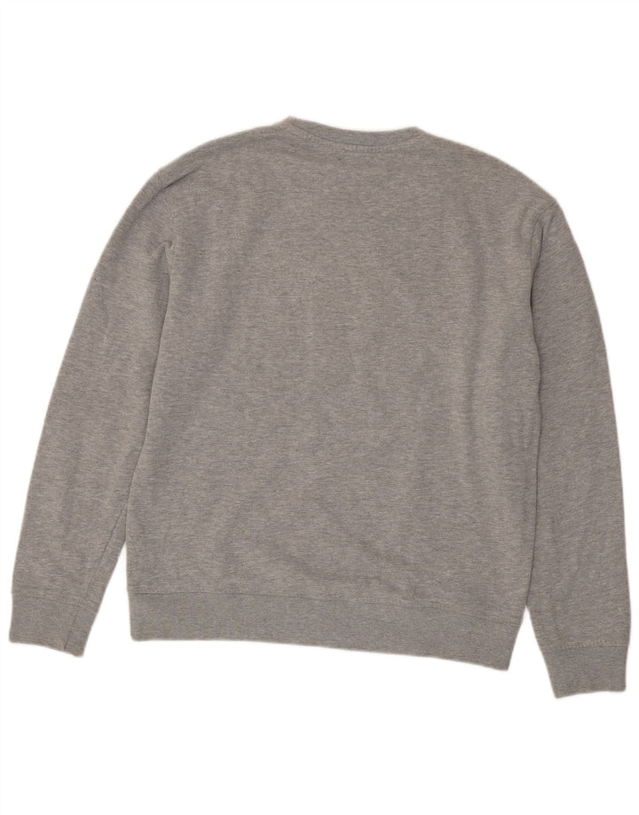 Lee Herre Grafisk Sweatshirt Jumper Medium Grå Bomuld