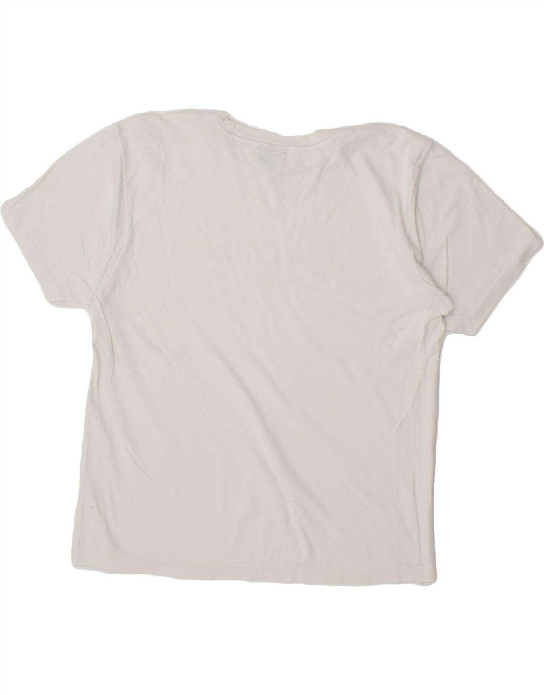 CHAMPION Womens Graphic T-Shirt Top UK 14 Medium White Cotton Vintage Champion and Second-Hand Champion from Messina Hembry 