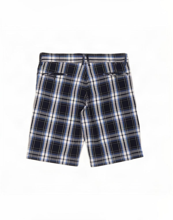 Jack & Jones Herre Chino Shorts XL W36 Marineblå Ternet Bomuld