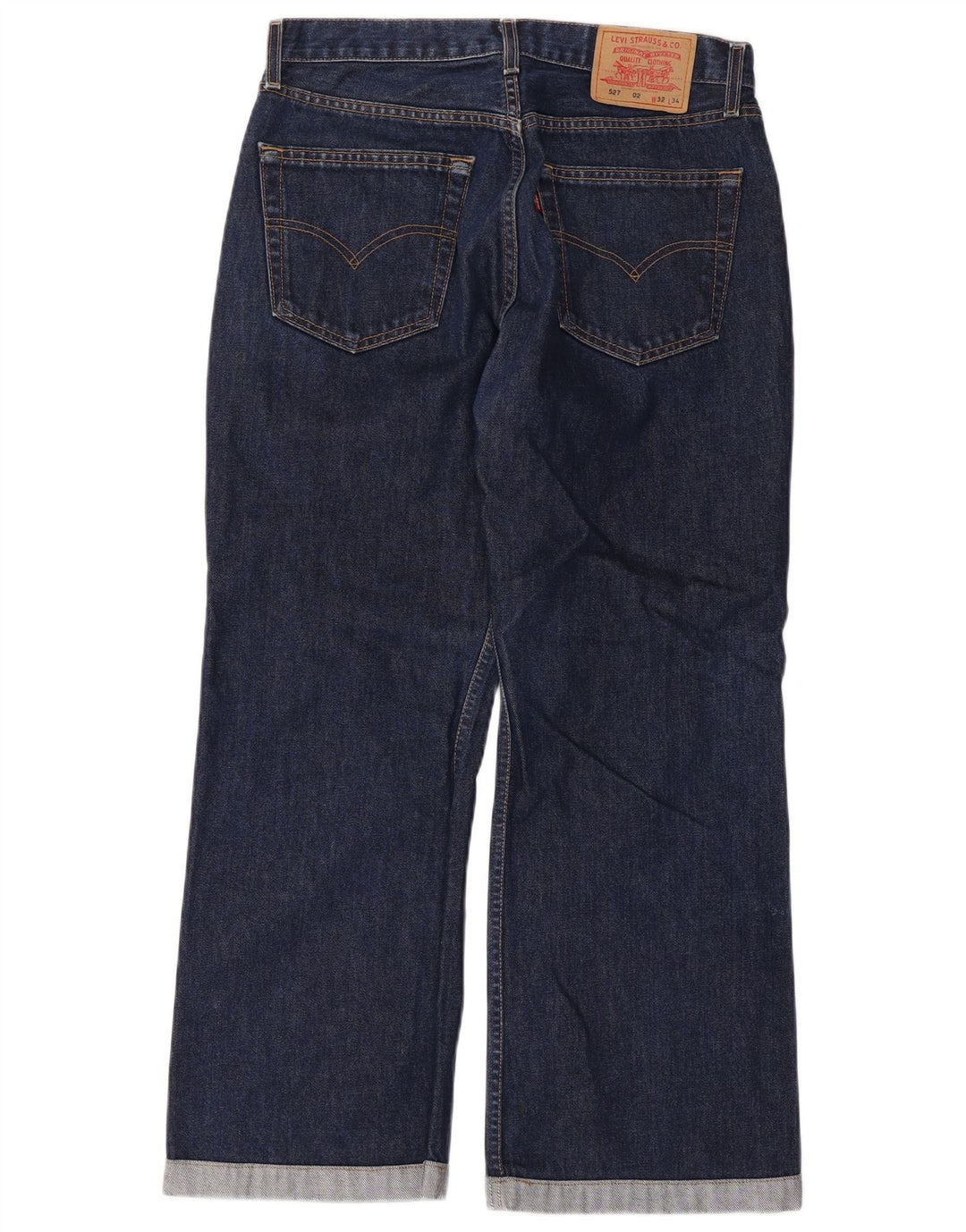 Levi's Herre 527 Bootcut Jeans W32 L27 Marineblå Bomuld