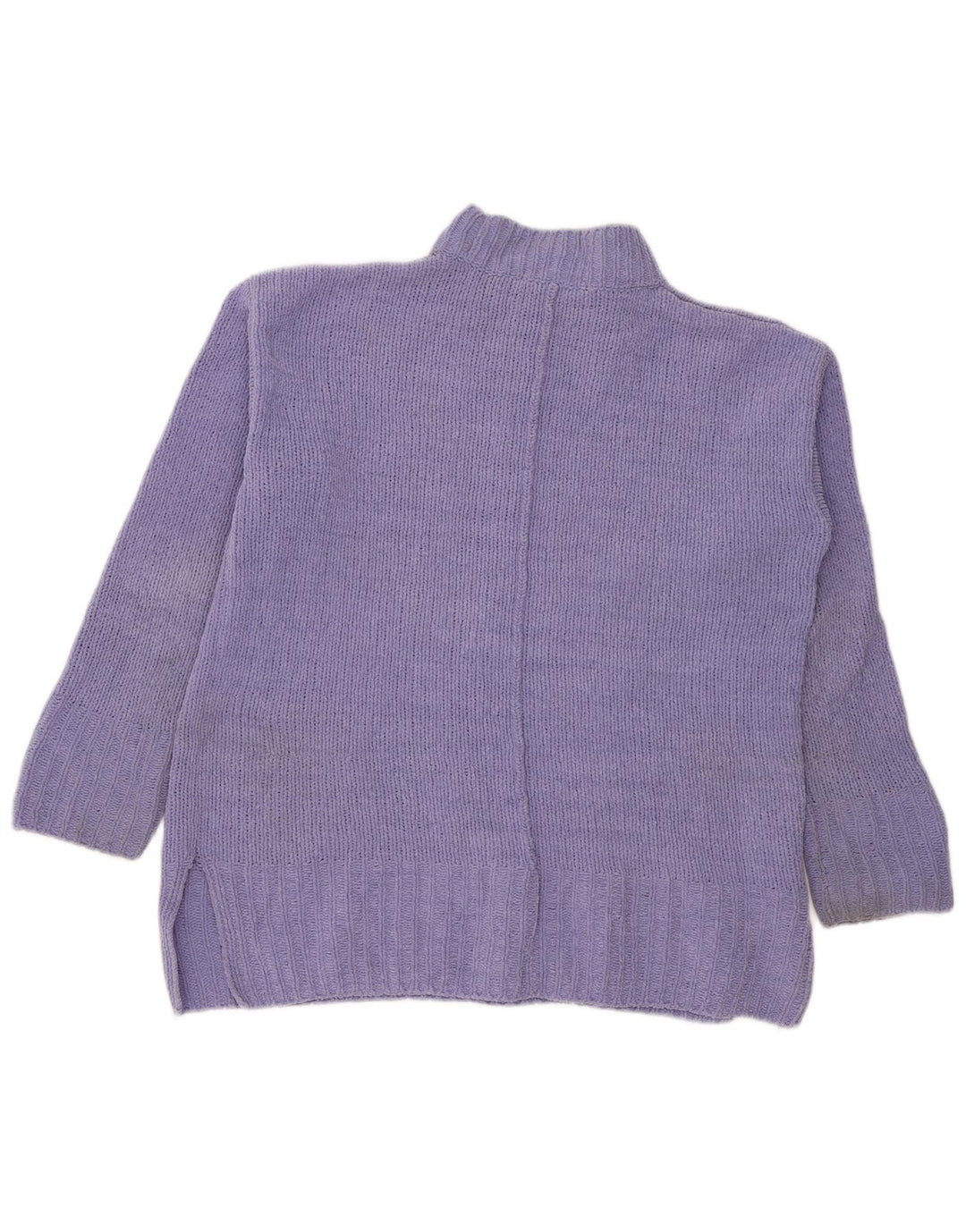 Marks & Spencer Dame Turtle Neck Jumper Sweater UK 14 Medium Purple