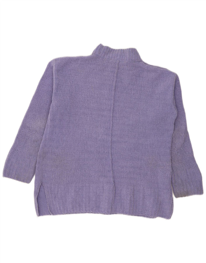 Marks & Spencer Dame Turtle Neck Jumper Sweater UK 14 Medium Purple