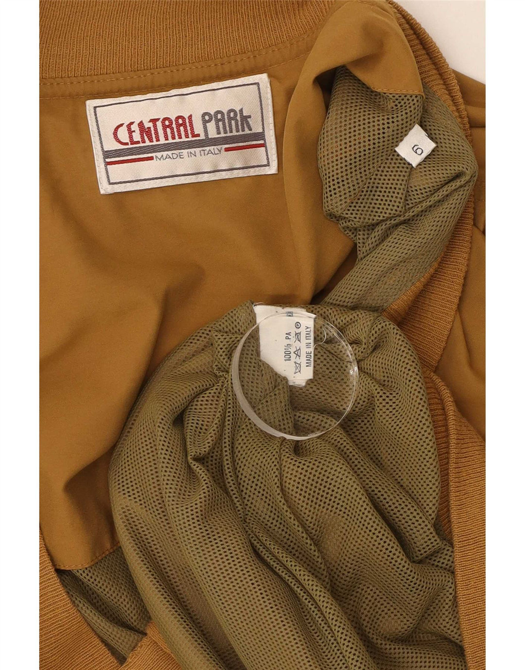 Central Park Herre Bomber Jacket UK 44 2XL Brun Polyamid Sports