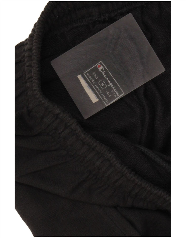 Champion Womens træningsdragt Bukser UK 12 Medium Sort Bomuld