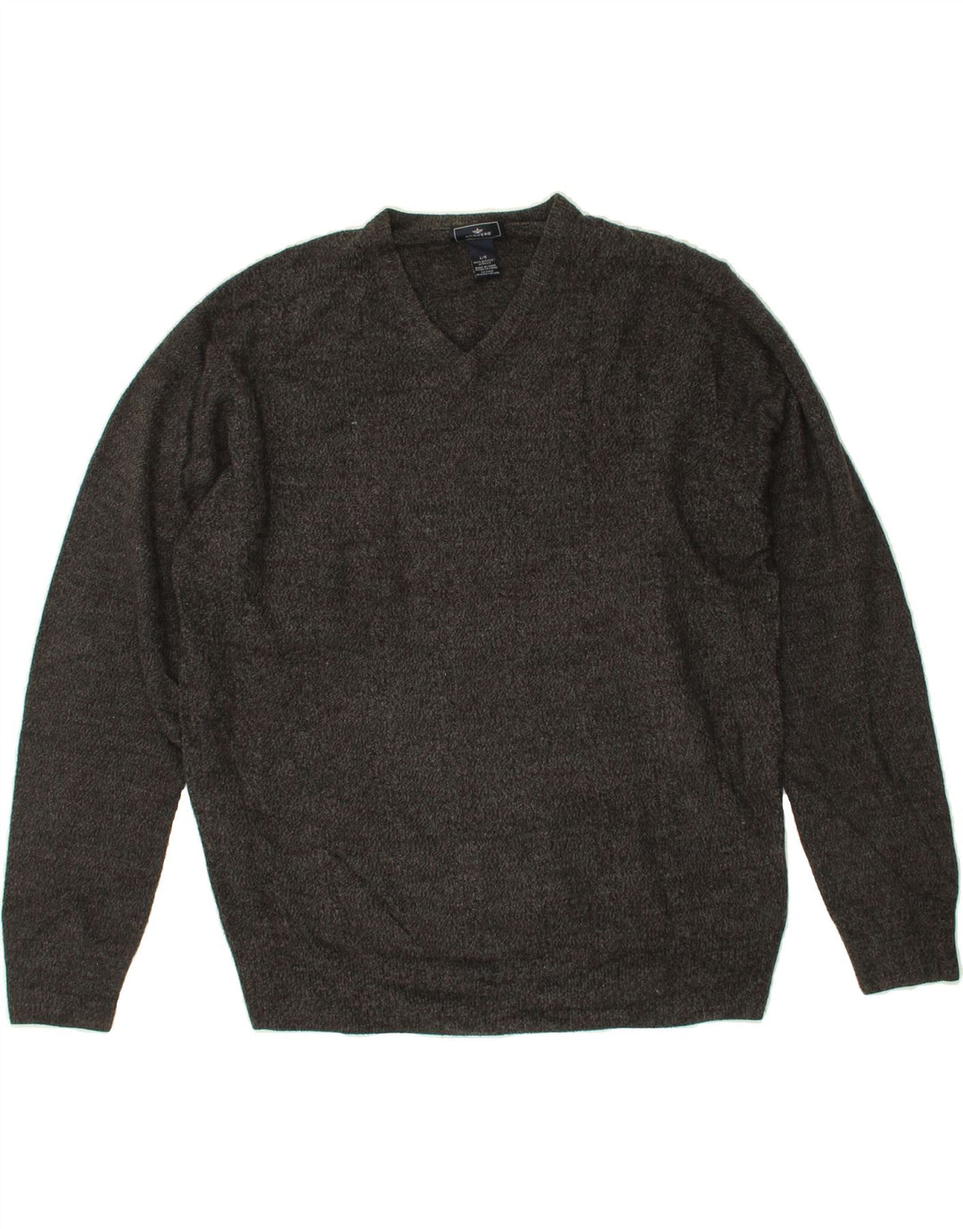 DOCKERS Mens V-Neck Jumper Sweater Large Grey Acrylic Vintage Dockers and Second-Hand Dockers from Messina Hembry 