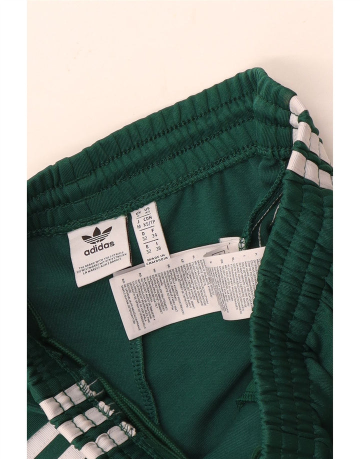 Adidas sportsshorts til kvinder UK 6 XS Grøn polyester