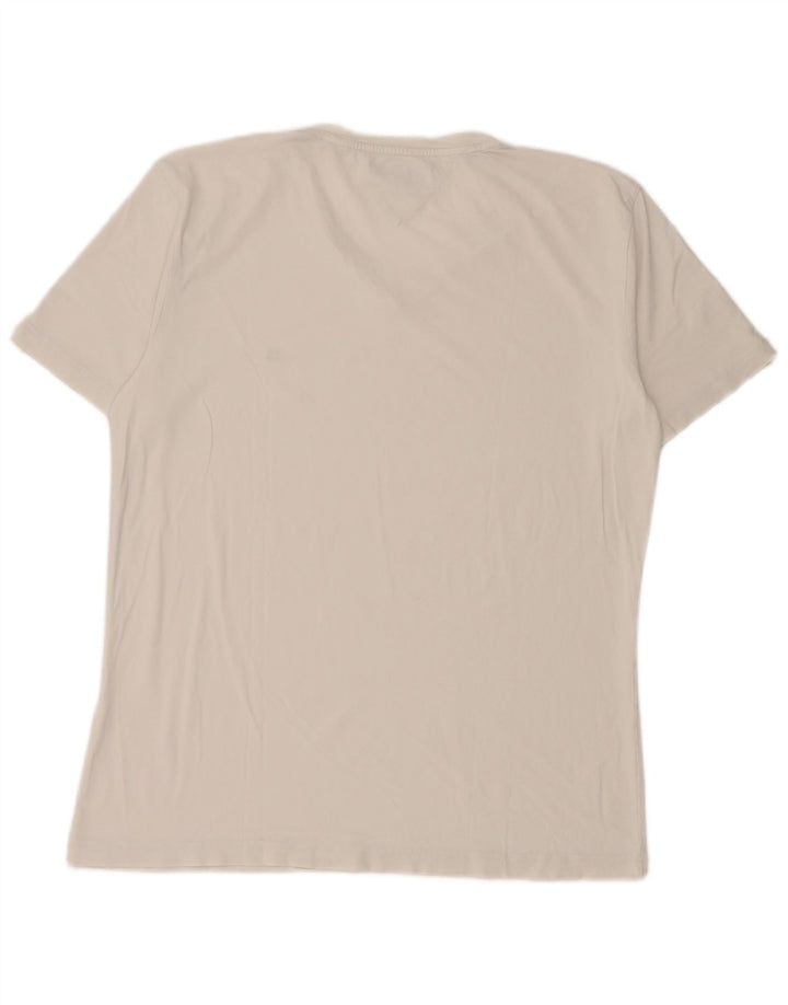 Tommy Hilfiger Herre T-Shirt Top 2XL Hvid