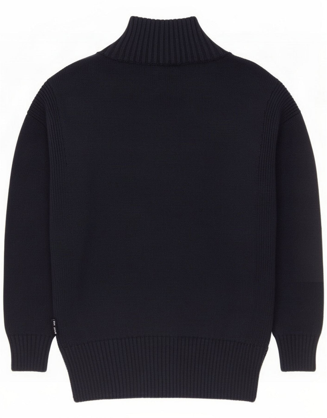 North Sails Dame Button Neck Jumper Sweater UK 10 Small Navy Blue