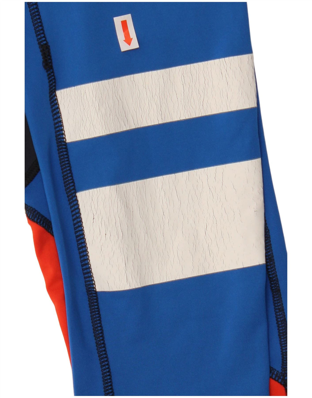 Superdry Grafiske Leggings til kvinder UK 8 Small Navy Blue Colourblock