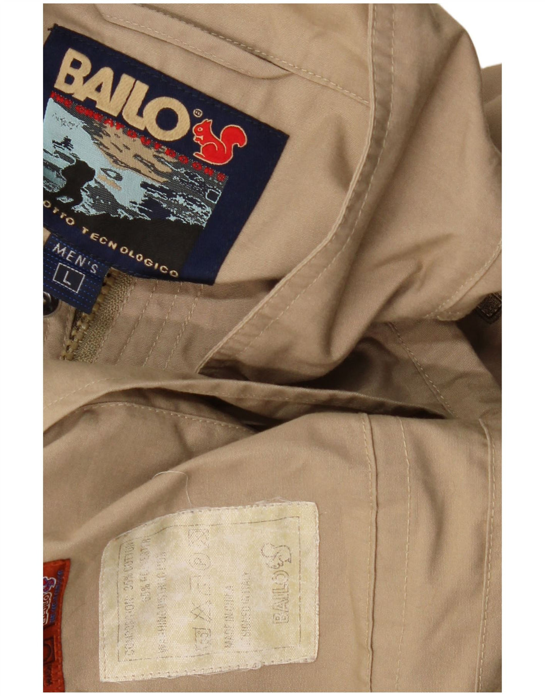 Vintage Herre Utility Gilet UK 40 Large Khaki Cotton