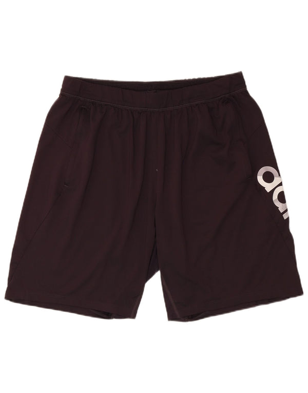 Adidas grafiske sportsshorts til mænd mellem sort polyester