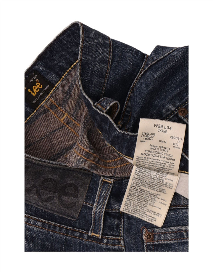 Lee Herre Chase Tapered Jeans W29 L31 Blå Bomuld