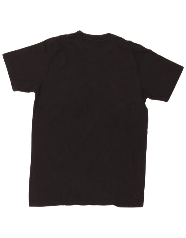 Hard Rock Cafe Herre Malta Grafisk T-Shirt Top Medium Sort Bomuld