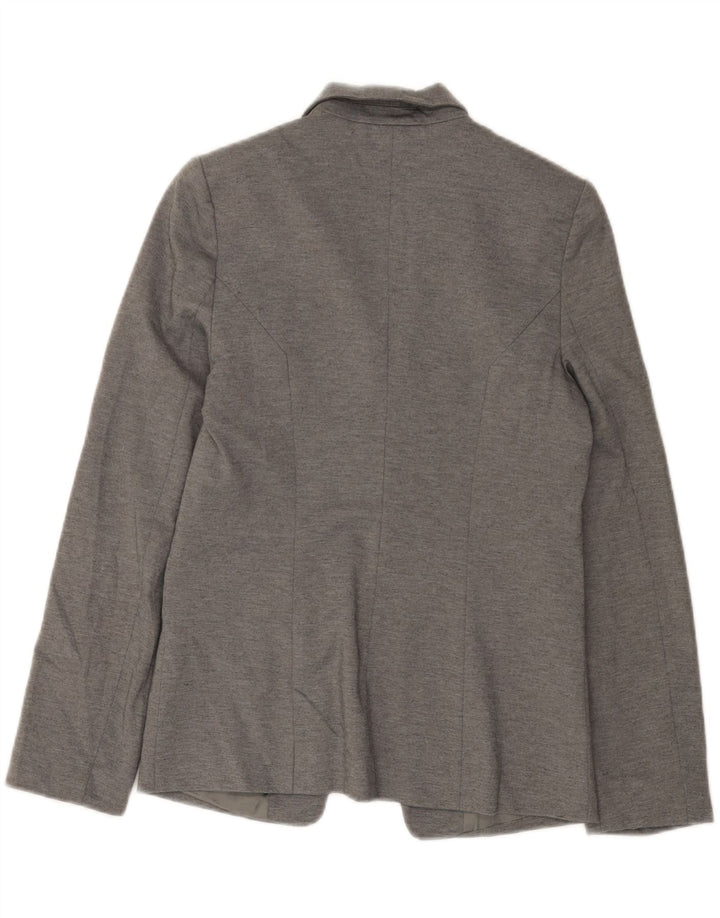 Oasis Womens Open Blazer Jacket UK 10 Small Grå Polyester