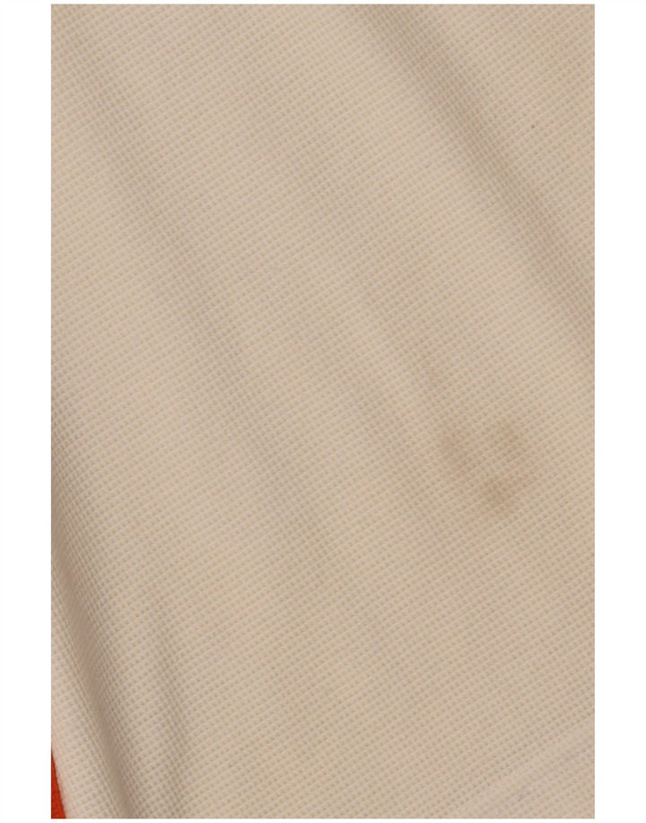 LOTTO Poloskjorte til mænd UK 36/38 Small White Colourblock Polyester