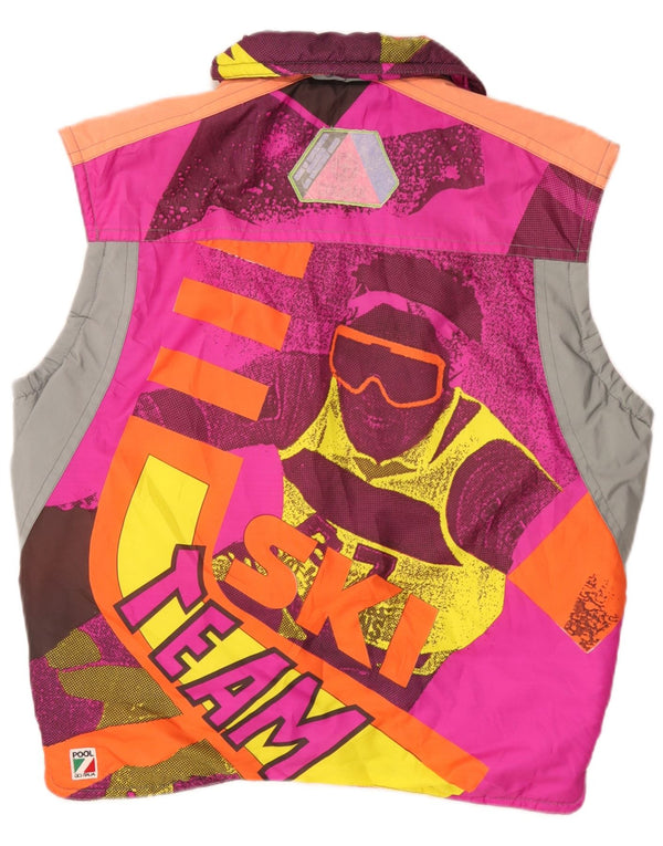 Colmar Herre Grafisk Ski Polstret Gilet UK 36 Small Multicolor Colourblock