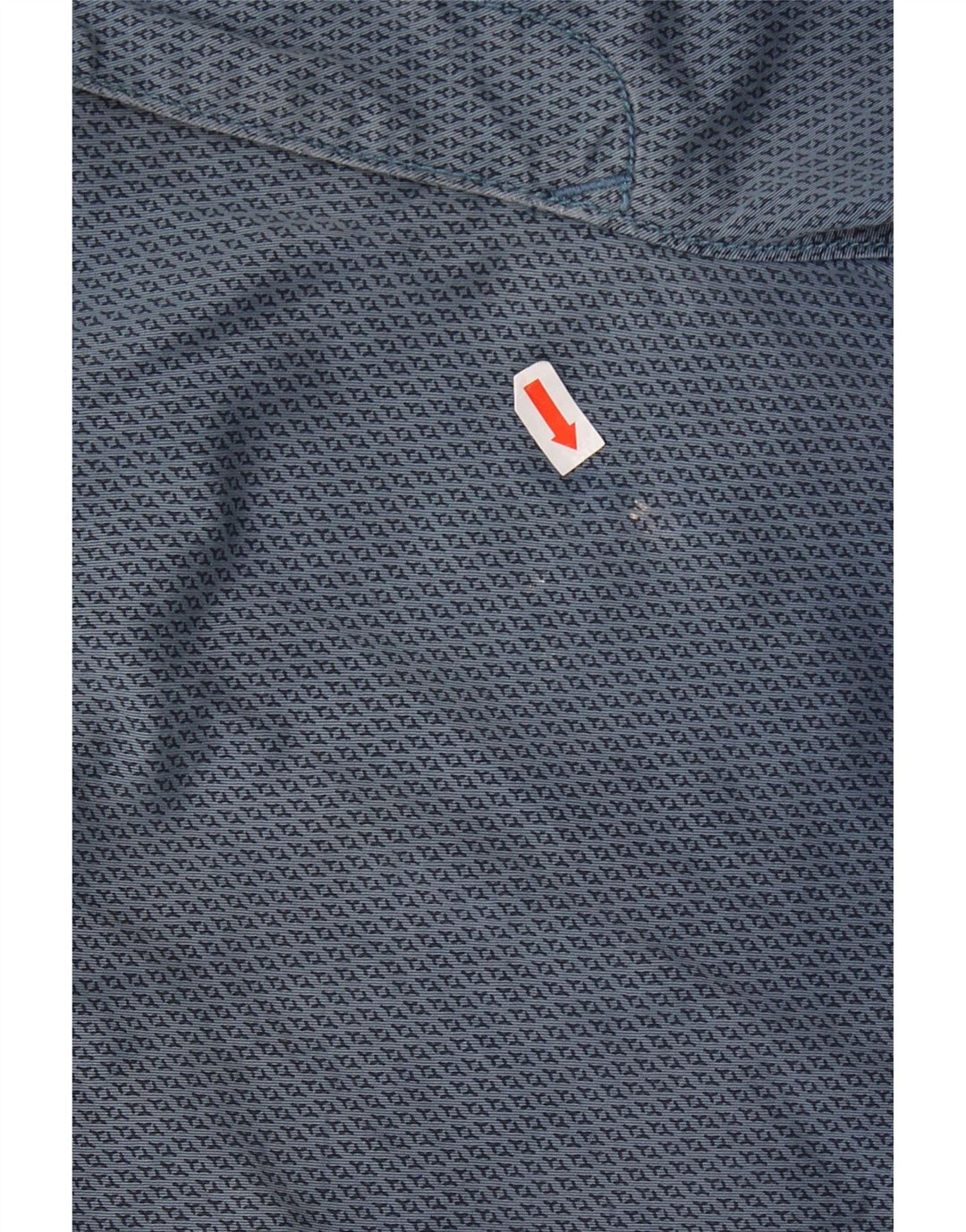 Tommy Hilfiger Herre Chino Shorts W33 Medium Blue Geometrisk Bomuld