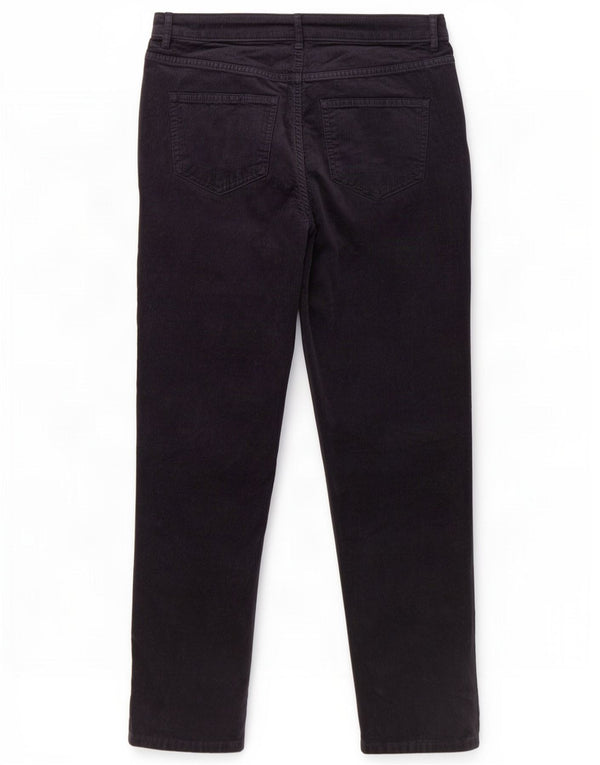 Marks & Spencer fløjlsbukser til kvinder UK 14 Large W32 L28 Marineblå