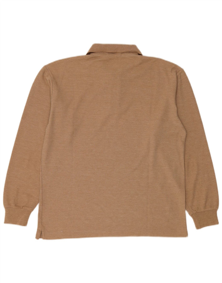 Fila Langærmet Polo Shirt til mænd IT 46 Lille Beige Bomuld