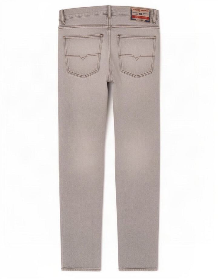 Diesel Straight Jeans til mænd W31 L30 Grå Bomuld
