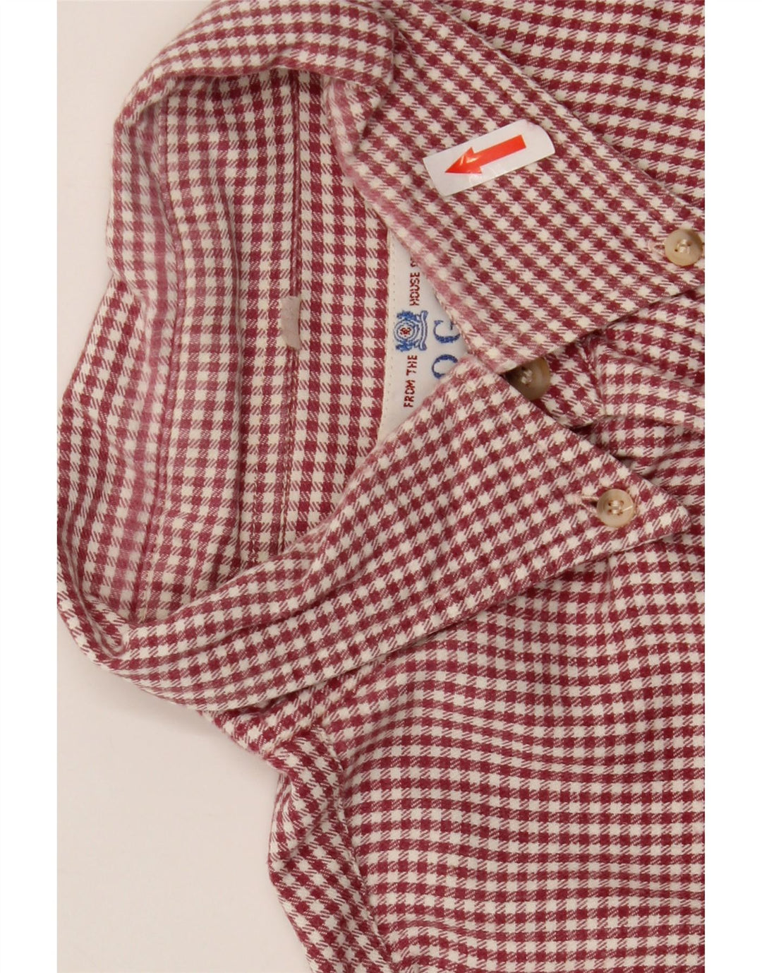 Boggi herreskjorte stor rød Gingham