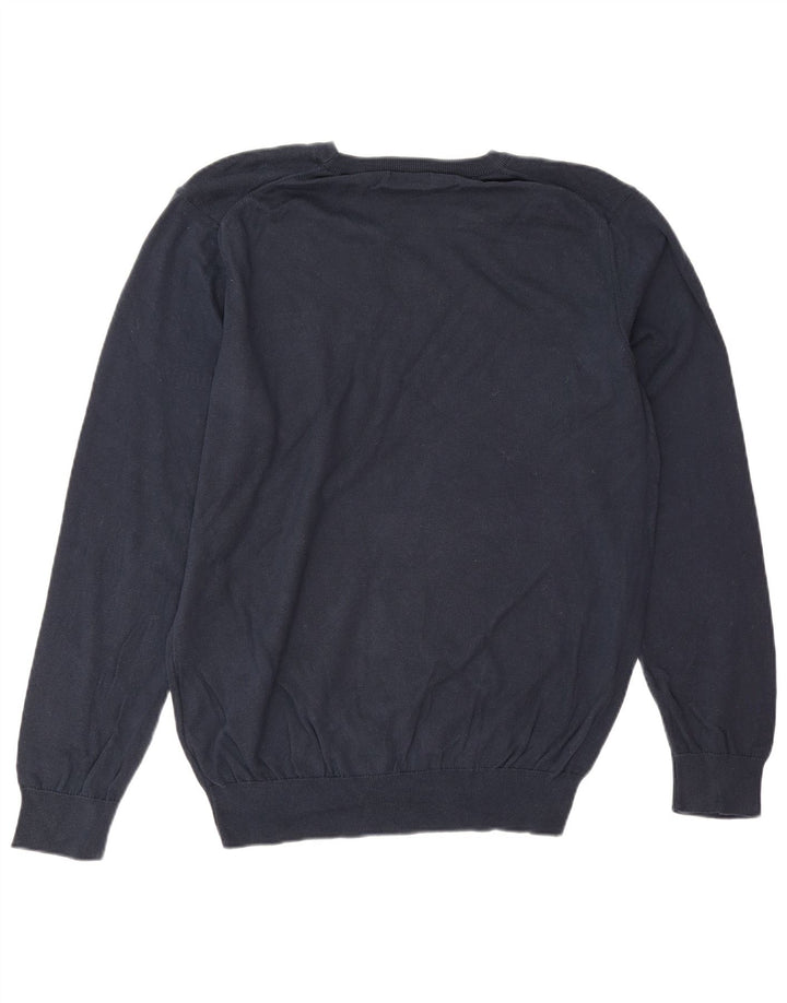 Gant Herre Boat Neck Jumper Sweater Large Navy Blue