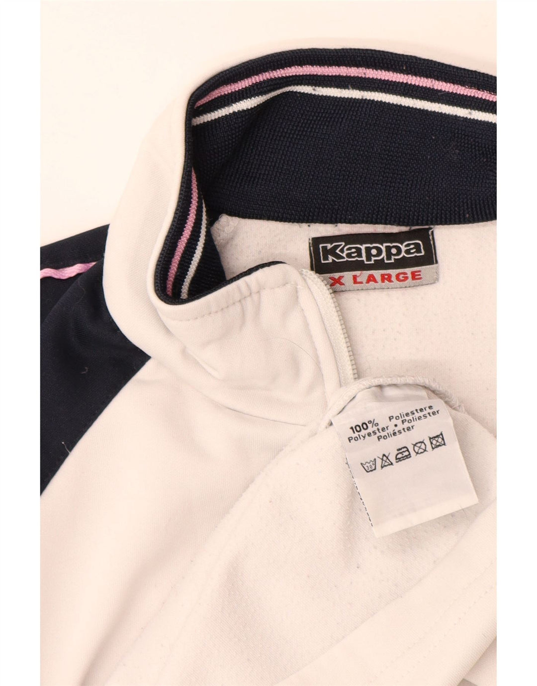 Champion Womens træningsdragt Topjakke UK 18 XL Hvid Colourblock Polyester