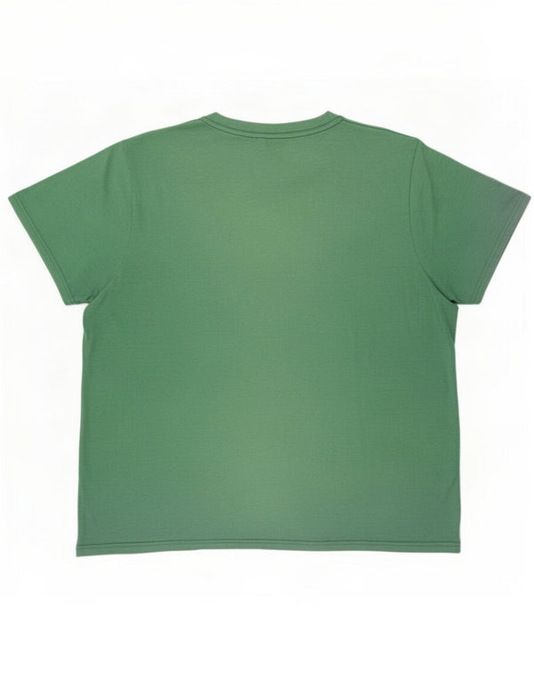 Weird Fish Herre T-Shirt Top 3XL Grøn Bomuld