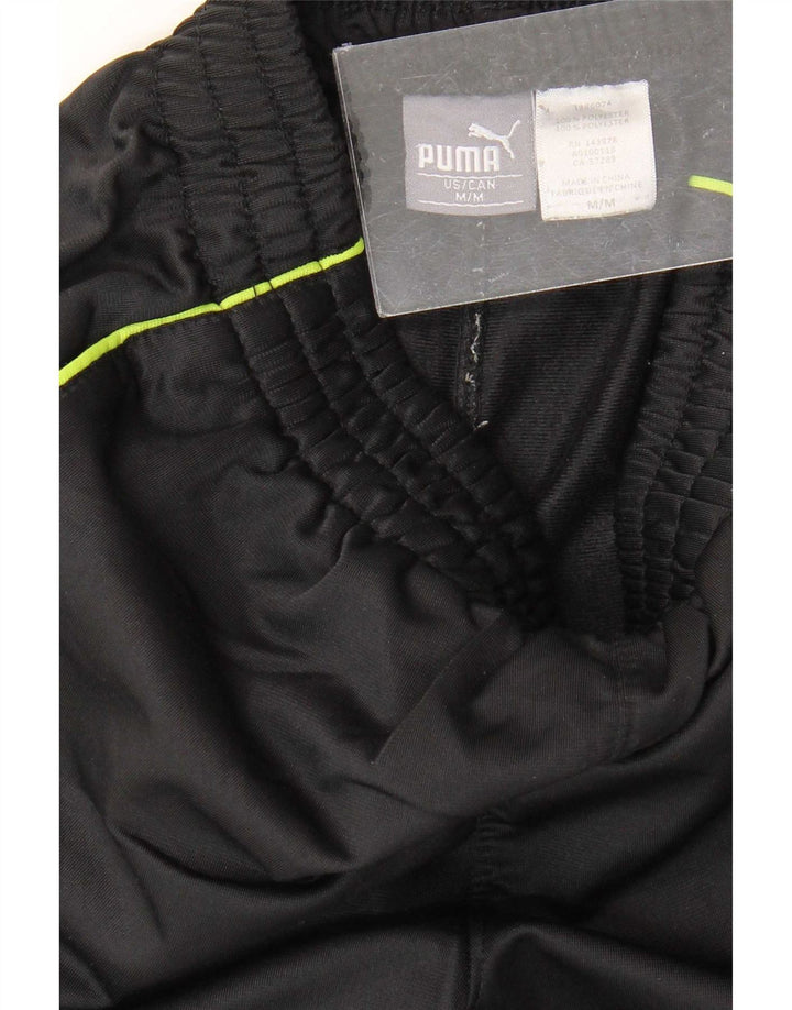Puma Træningsdragtsbukser til drenge 7-8 år Medium Sort Colourblock Polyester