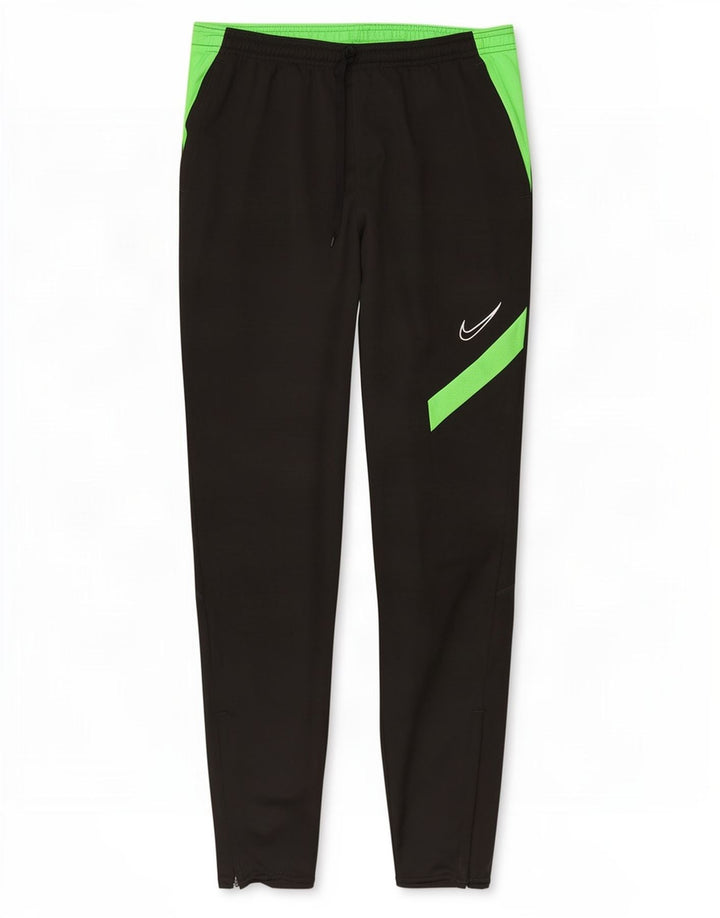 Nike Herre Dri Fit træningsdragt Bukser Large Black Colourblock Polyester
