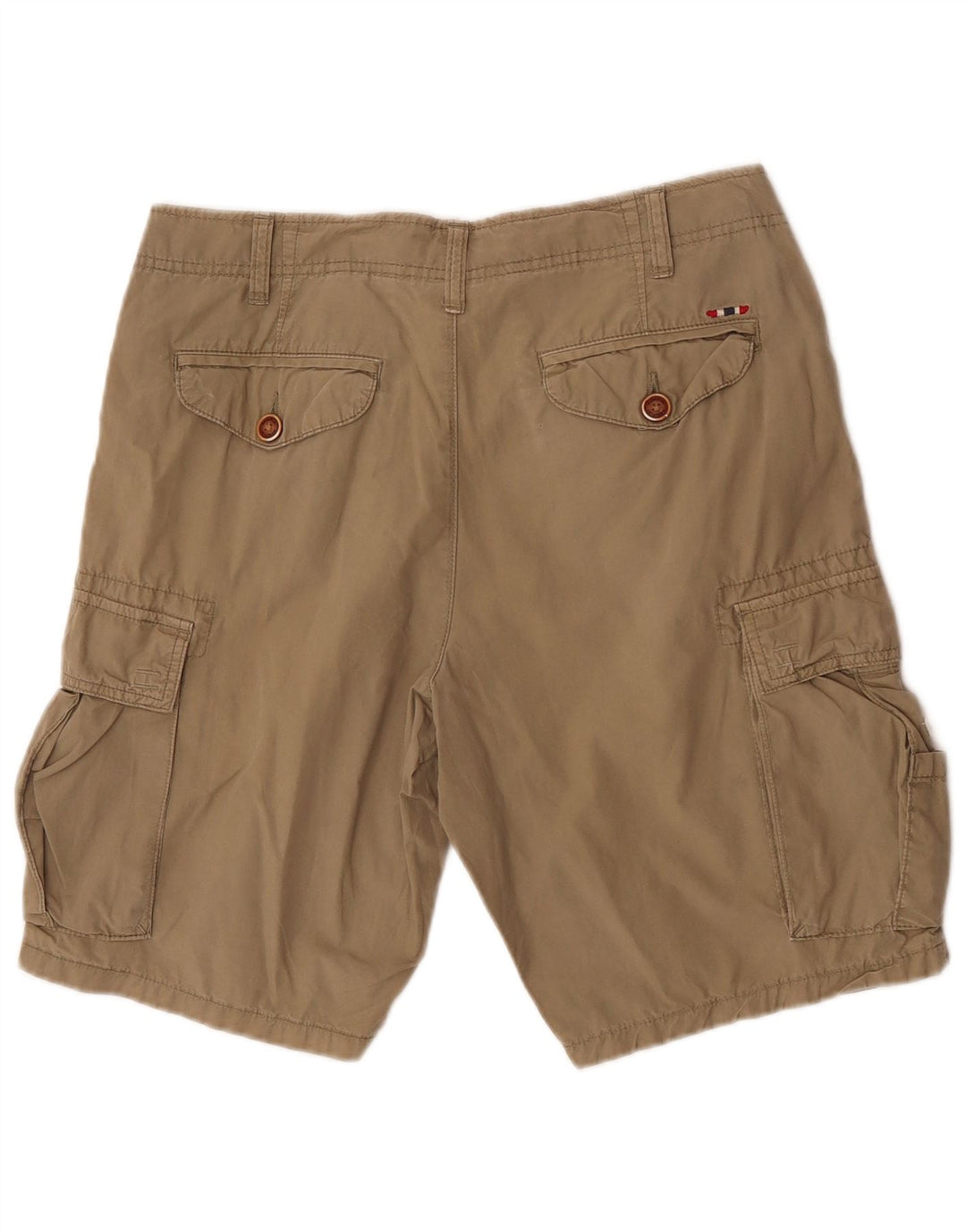 Napapijri Herre Geographic Cargo Shorts W30 Medium Khaki Bomuld