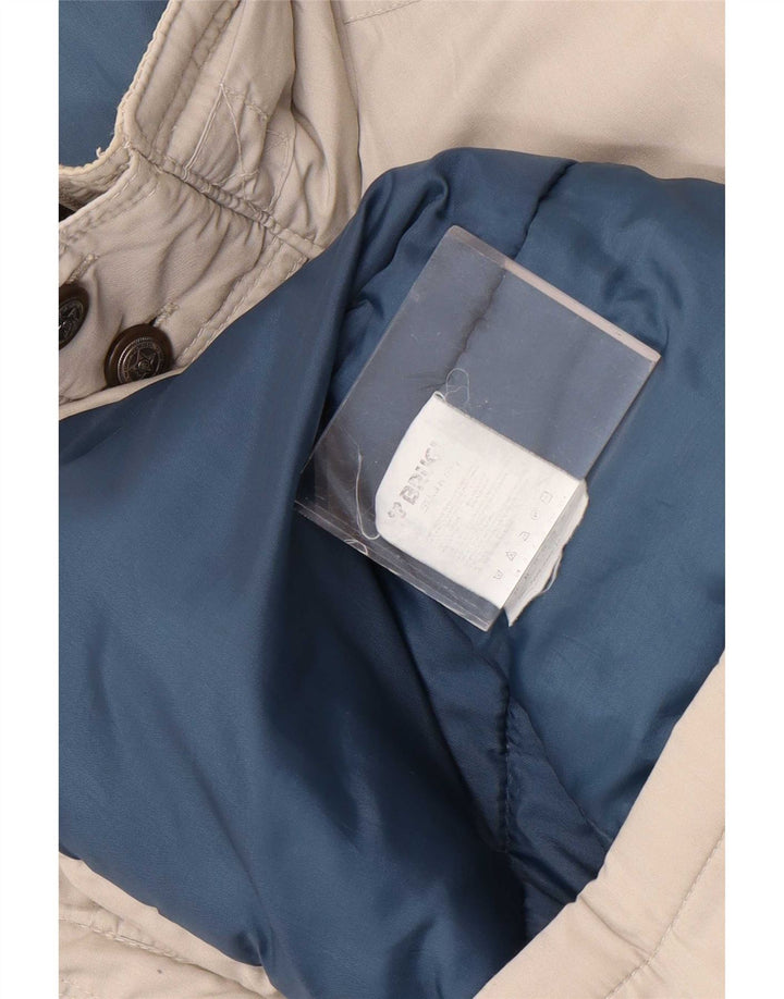 Brugi Polstret frakke til mænd UK 42 XL Grå polyester
