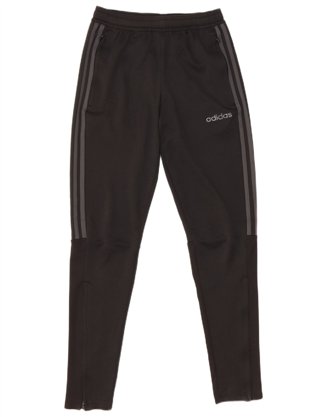 Adidas Womens Climalite træningsdragt Bukser UK 6 XS Sort Polyester