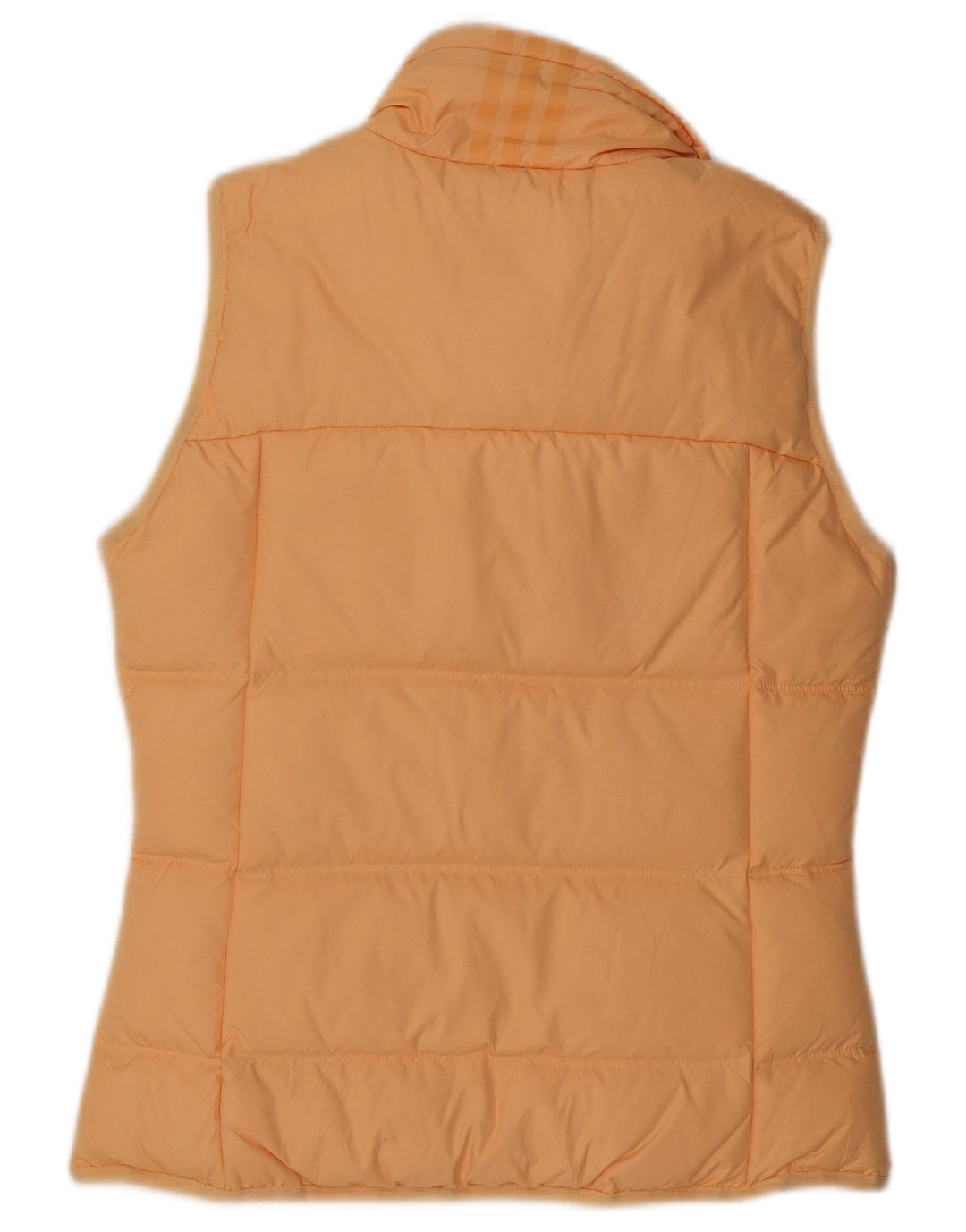 ADIDAS Polstret Gilet UK 10 Small Orange Polyester til kvinder