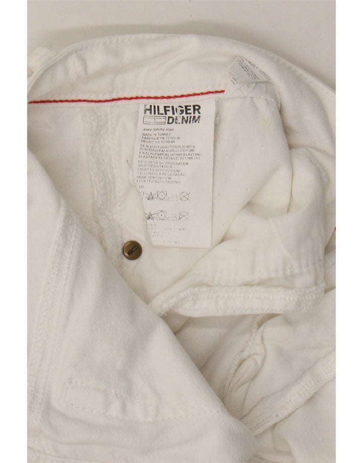 TOMMY HILFIGER Womens Slim Jeans W32 L32 White Cotton Vintage Tommy Hilfiger and Second-Hand Tommy Hilfiger from Messina Hembry 