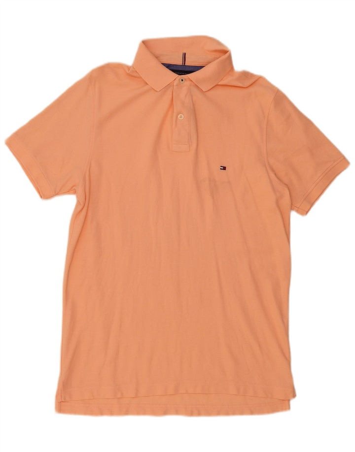 TOMMY HILFIGER Herre Slim Fit Polo Shirt Large Orange