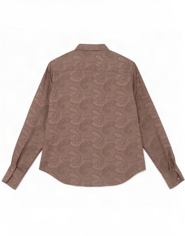 Souleiado Dameskjorte Størrelse 40 Medium Pink Paisley